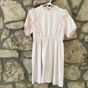 Elegant Pink Ruffle dress